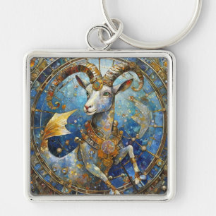 Zodiac - Capricorn the Sea Goat Key Ring