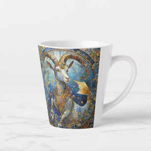 Zodiac - Capricorn the Sea Goat Latte Mug