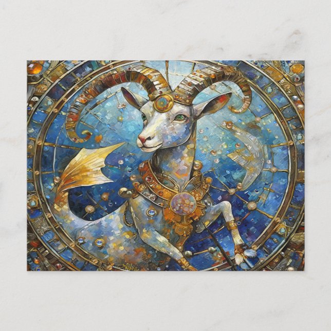 Zodiac - Capricorn the Sea Goat Postcard (Front)