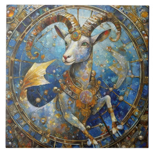 Zodiac - Capricorn the Sea Goat Tile