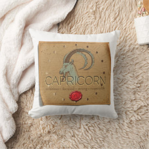 Zodiac - Capricorn - Throw Pillow