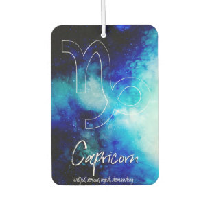 Zodiac : Capricorn Traits Car Air Freshener