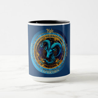 Zodiac Capricorn with Name Coffee Mug
