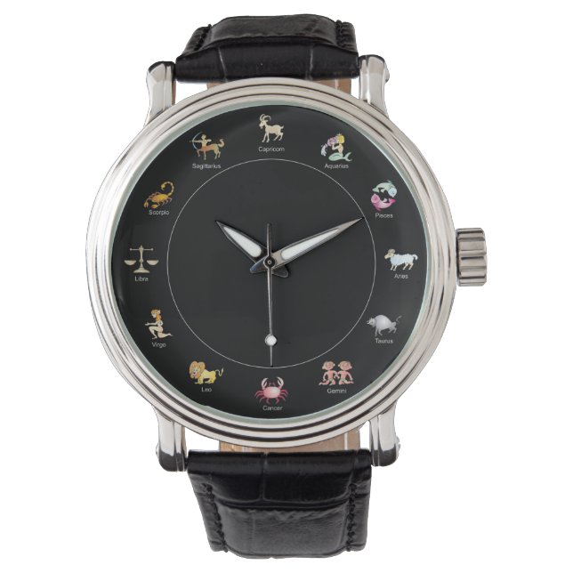 Zodiac Cartoon Symbol Watch (Front)