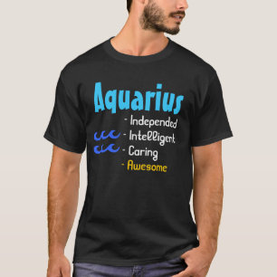 Zodiac Charm Tee - Aquarius Traits