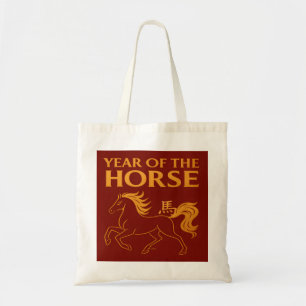 Zodiac Chinese New Year 2026 Horse Tote Bag