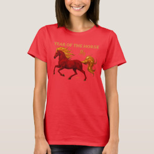 Zodiac Chinese New Year 2026 Yang Fire Horse T-Shirt