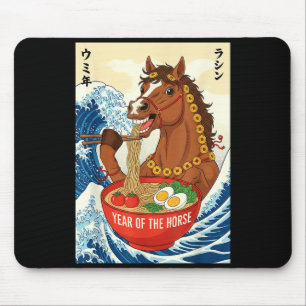 Zodiac Chinese New Year Of The Horse 2026 Ramen Me Mouse Mat