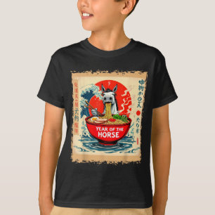 Zodiac chinese new year of the horse 2026 ramen me T-Shirt