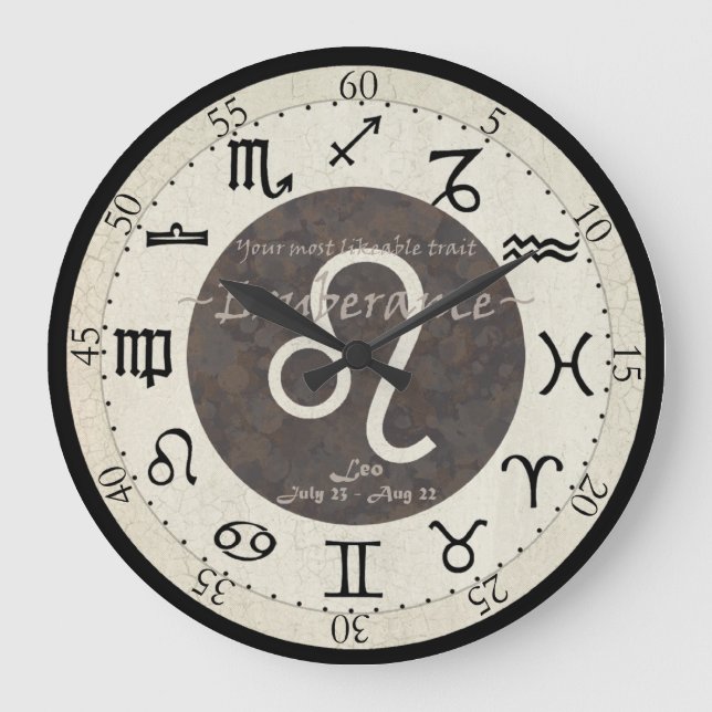 Zodiac Clock - Leo (Front)