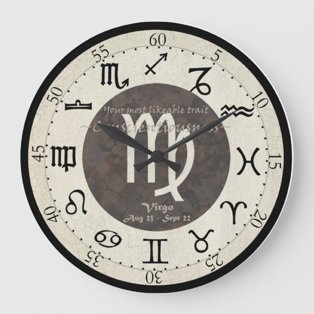 Zodiac Clock - Virgo (Front)