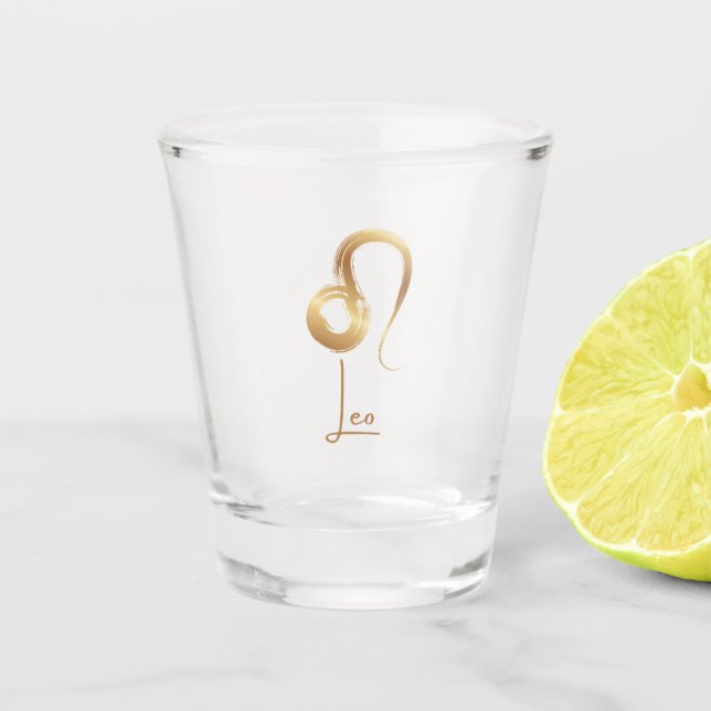 Zodiac Collection - Leo Shot Glass (Front)