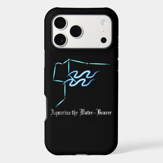 Zodiac Constellation Aquarius (Back)