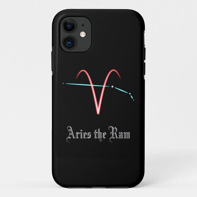 Zodiac Constellation Aries Case-Mate iPhone Case (Back)