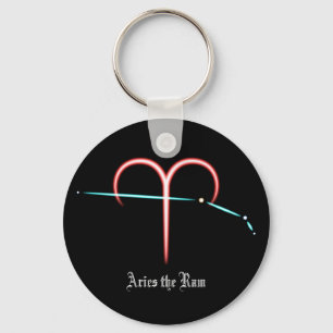 Zodiac Constellation Aries Keychain