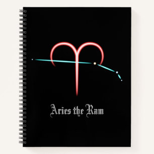 Zodiac Constellation Aries Notebook