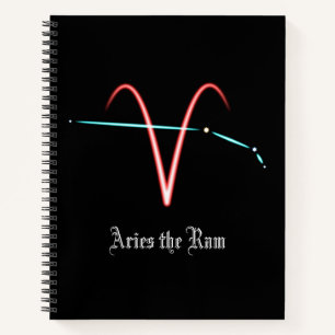 Zodiac Constellation Aries Notebook