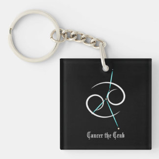 Zodiac Constellation Cancer Keychain
