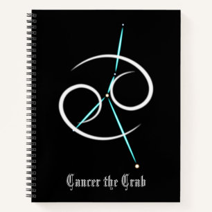 Zodiac Constellation Cancer Notebook