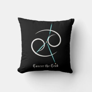 Zodiac Constellation Cancer Throw Pillow