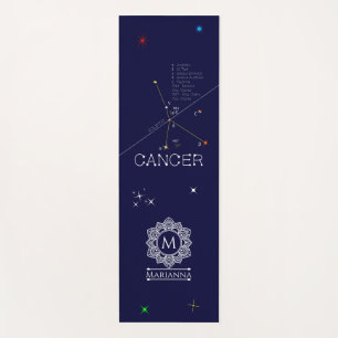 Zodiac Constellation Cancer Yoga Mat