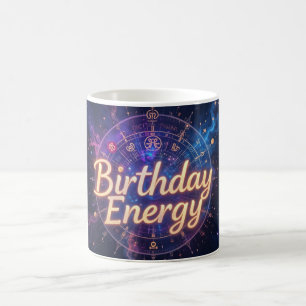 Zodiac Constellation Cosmic Birthday Coffee Mug