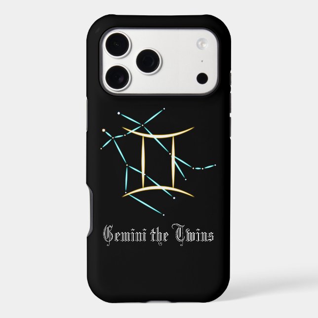 Zodiac Constellation Gemini Case-Mate iPhone Case (Back)