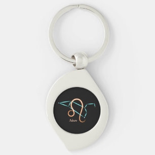 Zodiac Constellation Leo Keychain