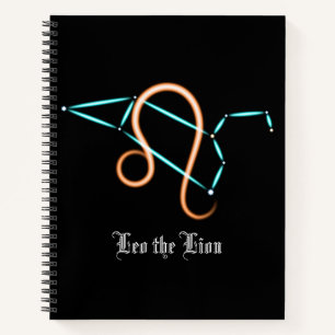 Zodiac Constellation Leo Notebook