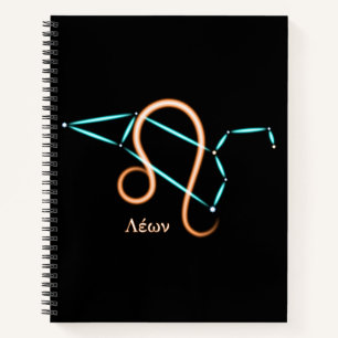 Zodiac Constellation Leo Notebook