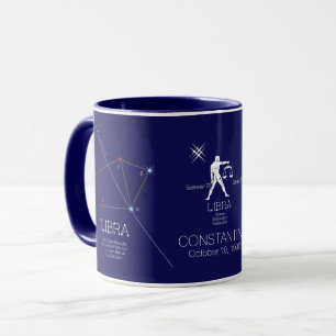 Zodiac Constellation Libra Mug