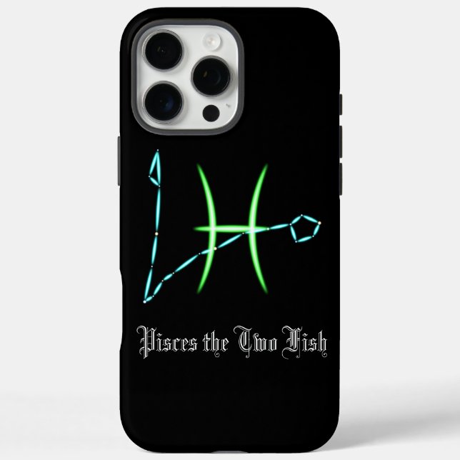 Zodiac Constellation Pisces Case-Mate iPhone Case (Back)