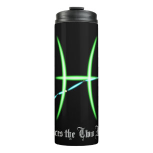 Zodiac Constellation Pisces Thermal Tumbler