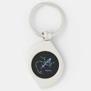 Zodiac Constellation Sagittarius Keychain