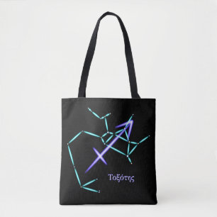 Zodiac Constellation Sagittarius Tote Bag