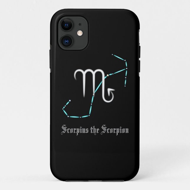 Zodiac Constellation Scorpio Case-Mate iPhone Case (Back)