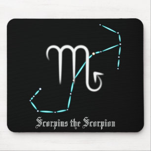 Zodiac Constellation Scorpio Mouse Pad