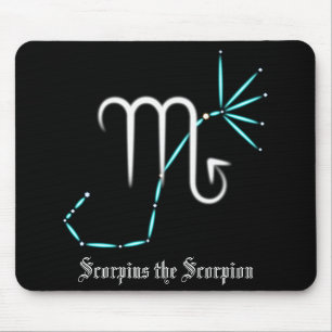 Zodiac Constellation Scorpio Mouse Pad