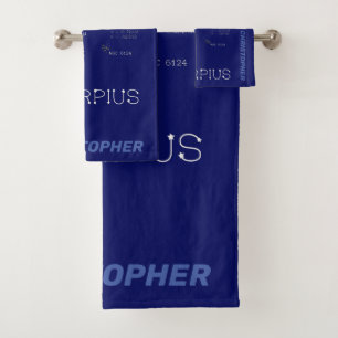 Zodiac Constellation Scorpius Bath Towel Set