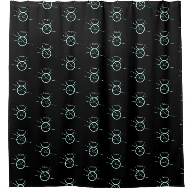 Zodiac Constellation Taurus Shower Curtain (Front)