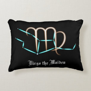 Zodiac Constellation Virgo Accent Pillow