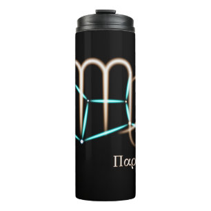 Zodiac Constellation Virgo Thermal Tumbler