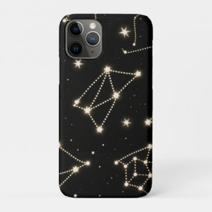 Zodiac Constellations Pattern iPhone case
