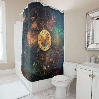 Zodiac douchegijn shower curtain