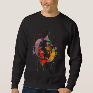 Zodiac for Pisces Fish Artwork Horoscope Astrolog Sweatshirt