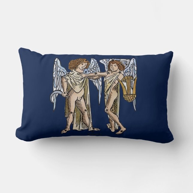 Zodiac: Gemini, 1482 Lumbar Cushion (Front)