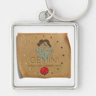 Zodiac - Gemini - Keychain