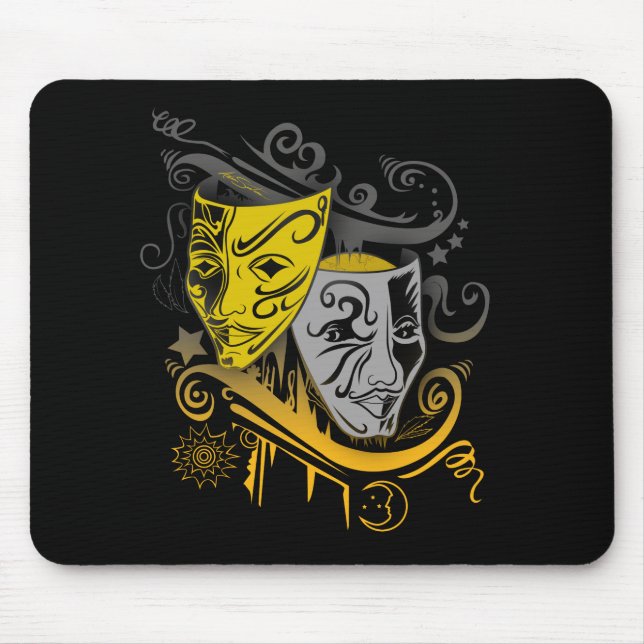 Zodiac - Gemini Mouse Mat (Front)
