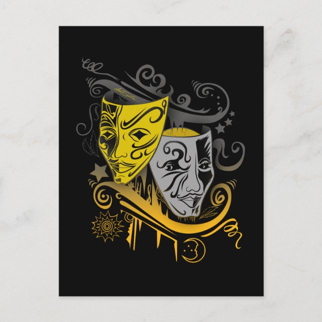 Zodiac - Gemini Postcard (Front)