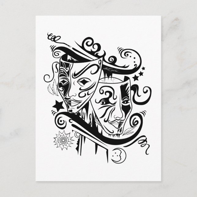 Zodiac - Gemini Postcard (Front)